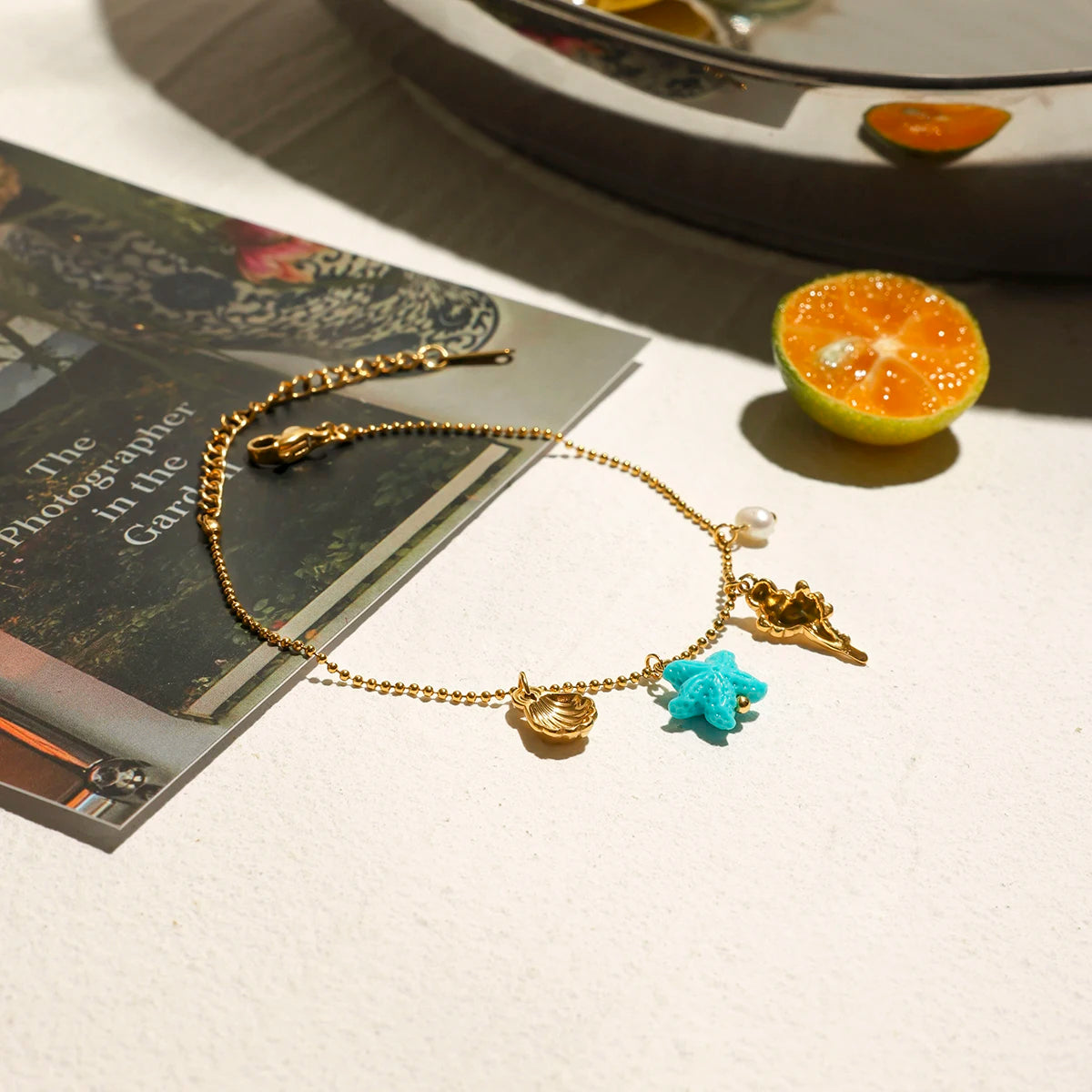 Shells&Starfish Charm Bracelet