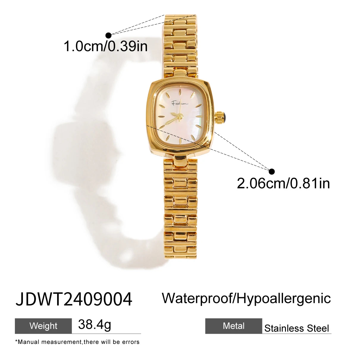 Luxury Design waterproof Stainless Steel Quartz  Wrist Watch - Belle Fleur Jewels