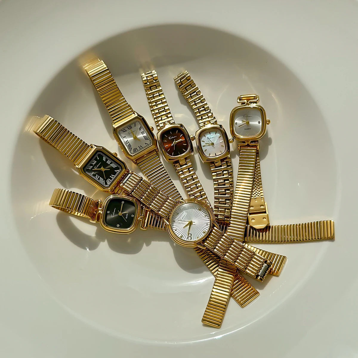 Luxury Design waterproof Stainless Steel Quartz  Wrist Watch - Belle Fleur Jewels